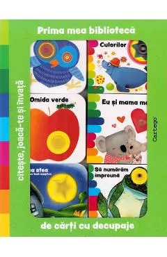 Prima mea biblioteca de carti cu decupaje. Citeste, joacate si invata