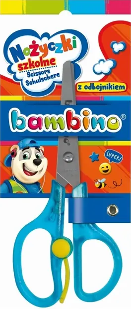 Foarfece pentru copii Bambino Premium - Cu limitator, sortiment