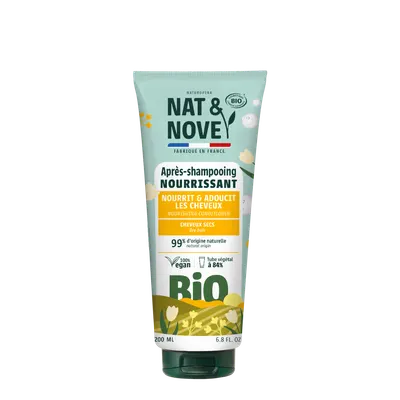 Balsam hranitor pentru par uscat cu extract de ovaz Bio, 200ml, Nat&Nove