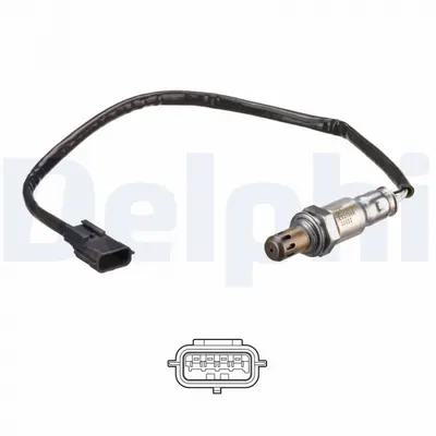 Sonda Lambda (450mm) Potrivit Chevrolet Epica; Dacia Dokker, Dokker Express Minivan, Duster, Logan, Logan Ii, Logan Mcv Ii, Sandero, Sandero Ii; Nissan X-Trail I 0.9-2.2d 06.01