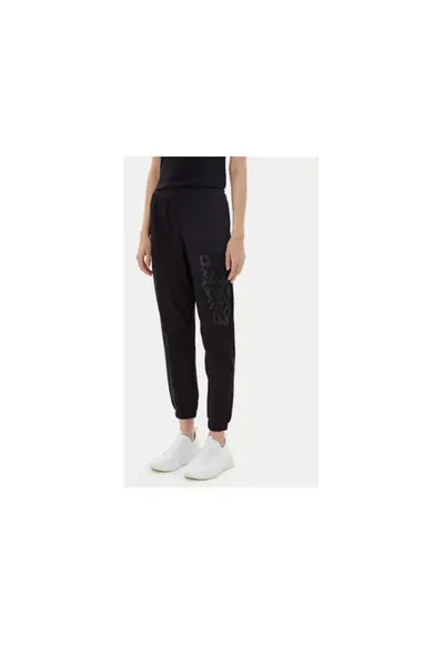 Pantaloni de trening dama Emporio Armani - 7W000480 AF13135 - Bumbac/Elastan - Negru - Negru