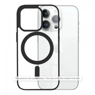 Husa MagSafe pentru Apple iPhone 17, Techsuit, Pro, Neagra