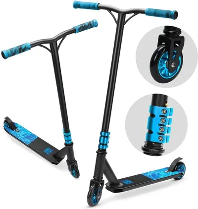 Trotineta de scheme freestyle - Scooter DELUXE Albastru, 2 roti