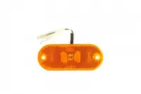 Lumina delimitare stanga dreapta, portocaliu, LED, inaltime 45mm; latime 110mm; adancime 13mm lungime cablu 165mm, fara prindere, 24V