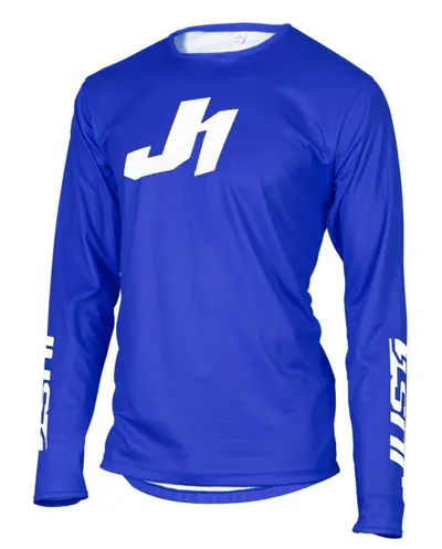 Tricou atv cross Just1 J-Essential Solid, culoare albastru, marime YL