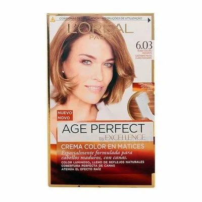 Vopsea permenantă, L'Oréal Paris, Excellence Age Perfect, blond închis