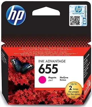 Cartus cerneala HP 655, acoperire 600 pagini (Magenta)