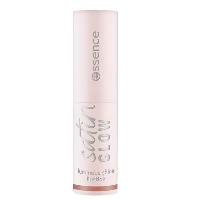 Essence Satin GLOW Luminous Shine Lipstick 01 Whole Latte Love