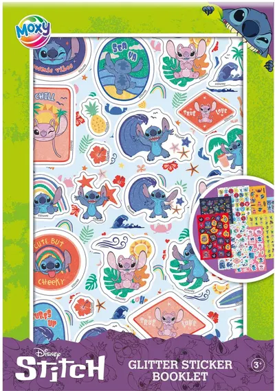 Carte cu stickere Moxy - Stitch, A5