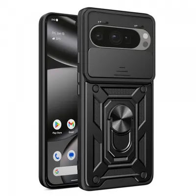 Husa pentru Google Pixel 10 Pro XL, Techsuit, CamShield, Neagra