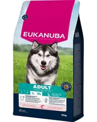EUKANUBA Adult Large Breeds Salmon Barlej 12 kg hrană câini mari, bogată în somon și orz