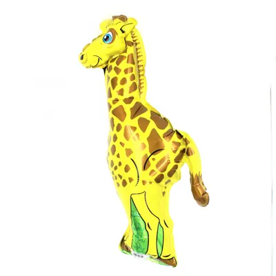 Balon zoo pentru copii Girafa galbena