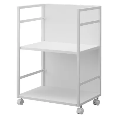 Etajeră pe roți albă din metal 42x60 cm Tower – YAMAZAKI