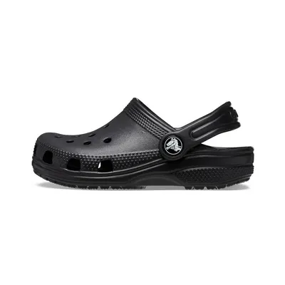 Papuci de tip crocs universali 206991001 pentru vară negri pentru bebeluși