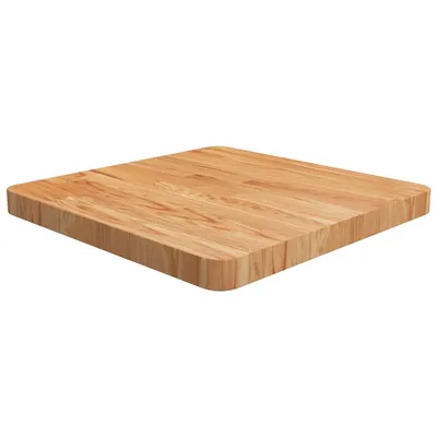 vidaXL Blat masă pătrat maro deschis 50x50x4 cm lemn stejar tratat