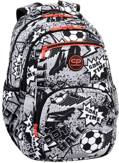 Ghiozdan școlar Cool Pack Pick - Grey Ball, 23 l