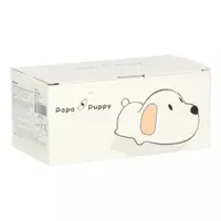 Lampa de noptiera pentru copii white Dog, realizata din silicon, cu 2 moduri de iluminare, cronometru, baterie 1200 mAh, usb, dimensiune 15 x 11 x 10 cm