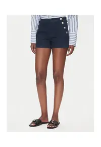 Pantaloni scurti din denim dama 241-SHIVAL - Bumbac/Poliester - Bleumarin - Bleumarin