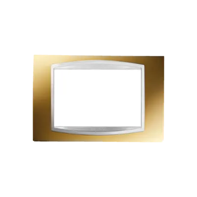 Placa ornament Chorus ART - tehnopolimer metalizat - 3 module- GOLD - CHORUS