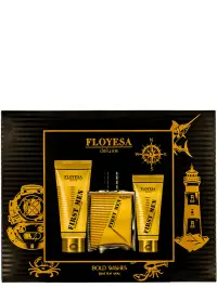 Floyesa Caseta Barbati:Parfum+Sampon&Gel de dus+Gel curatare fata 100+150+100 ml Deluxe