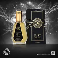 Apa de Parfum Fragrance World, Just Aswad, Barbati, 50 ml