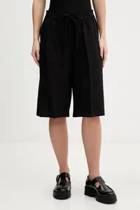 Karl Lagerfeld Jeans pantaloni scurți din amestec de in