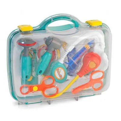 Trusa mare de doctor pentru copii, 9 piese in cutie, Miniland 97022