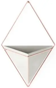 Decor pentru perete Umbra - Trigg, mare, gri nisip