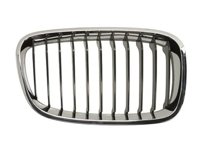 Grila radiator Dreapta potrivit BMW 1 (F20), 1 (F21) 1.6-3.0 2011-2015 - (crom/negru)