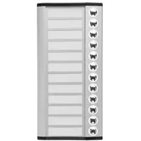 Panou exterior tip buton, pentru 12 familii, 244mm