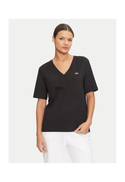 Tricou dama - 304582639 - Bumbac - Negru - Negru