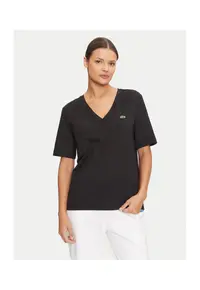 Tricou dama - 304582639 - Bumbac - Negru - Negru