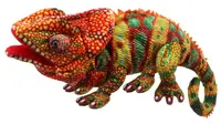 Papusa de teatru The Puppet Company - Cameleon, portocaliu, 45 cm
