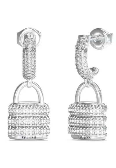 Cercei My Secret cu cristale JUBE05407JWRHT-U - Argintiu