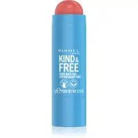 Rimmel Kind & Free machiaj multifuncțional pentru ochi, buze și față culoare 001 Caramel Dusk 5 g