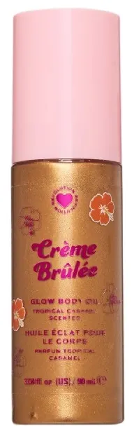 I Heart Revolution Ulei iluminator pentru corp Tropical Caramel Glow, Creme Brulee Bronze, 90 ml