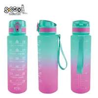 Sticla apa din plastic, 700ml, S-COOL pink gradient