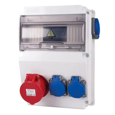 Tablou Sigurante 1P (5x16A) 380V + 2P (1x16A) + 2P (1x16A) 220V IP44