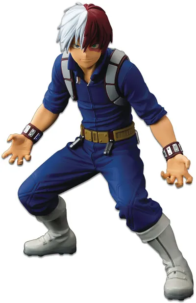 Statuetă Banpresto Animation: My Hero Academia - Shoto Todoroki (Colosseum Modeling Academy) (Super Master Stars Piece), 21 cm