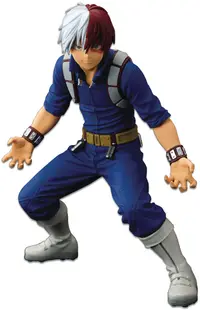 Statuetă Banpresto Animation: My Hero Academia - Shoto Todoroki (Colosseum Modeling Academy) (Super Master Stars Piece), 21 cm