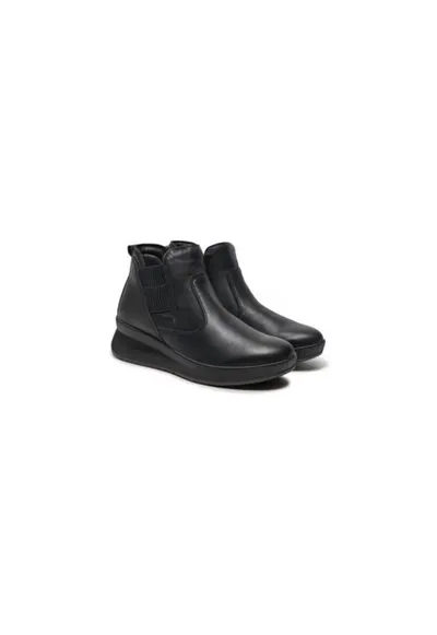 Ghete dama 304531200 - Piele naturala - Negru - Negru