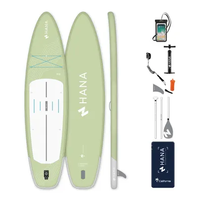 Stand-Up Paddle HANA 11’2 California Pack Culoare Olive + Husă pentru telefon
