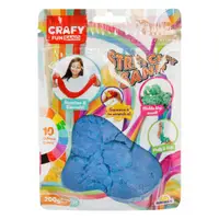 Nisip creativ, Crafy, 200 g, Albastru inchis