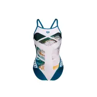 Costum de baie pentru femei Arena Planet Swimsuit Super Fly