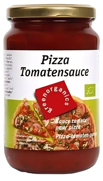 Sos de pizza organic, 340 ml, verde