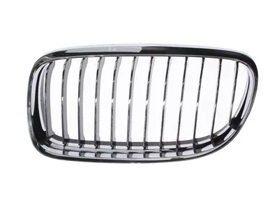 Grila fata Stanga cadru cromat; trepte de negru/crom potrivit BMW 3 E90, 3 E91 1.6-4.4 2004-2012 2008-2012