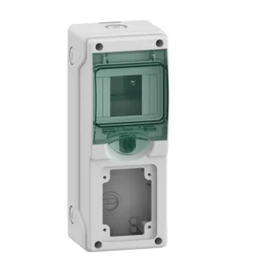 Cofret Mini Kaedra, pentru Prize El., 98 X 248 Mm, 4 Module, 1 deschidere