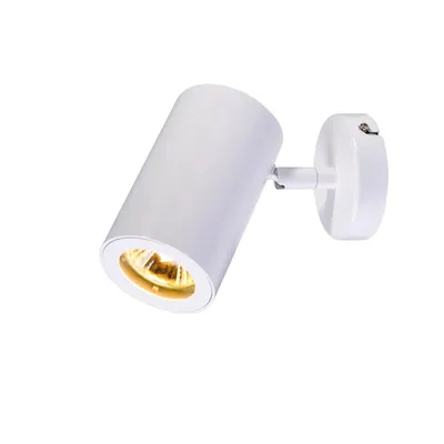 Corp iluminat TAVAN, ENOLA B de perete Luminita GU10, perete Alb si lumenul Plafon, la fata locului, capac singur ONU, QPAR51, alb, max. 50W