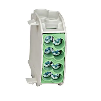 Clemă de derivaţie Cu-Al, 25mmp, 1p. izolată-galben/verde