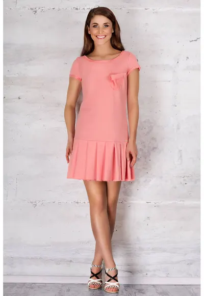 Rochie dama Bumbac - M060 - Roz